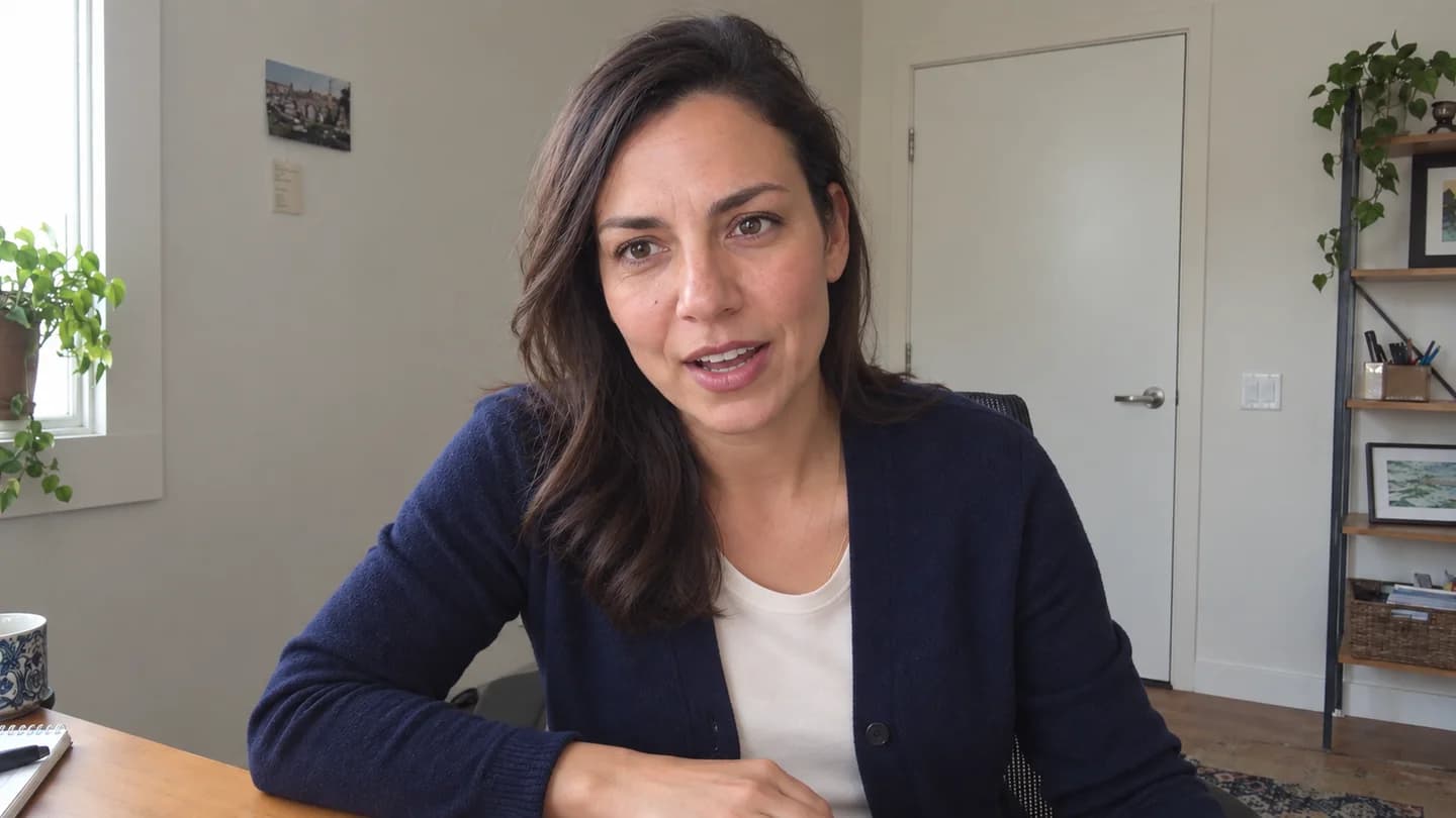 Lena Ortiz on camera